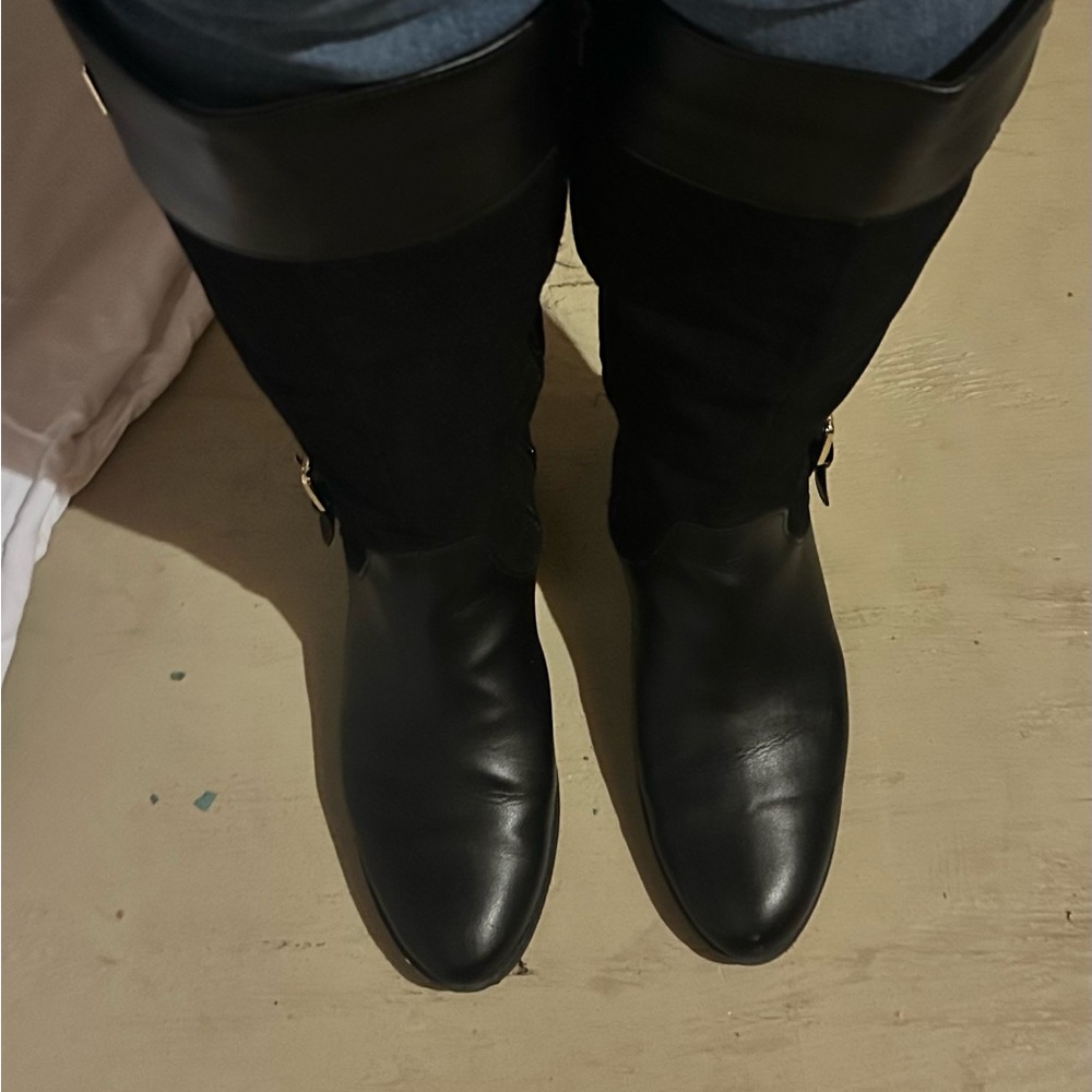 Karen Scott Black Knee-High Boots